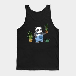 Panda gardener Tank Top